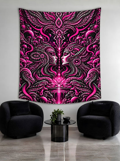 Eclipse Oracle Psychedelic Wall Tapestry