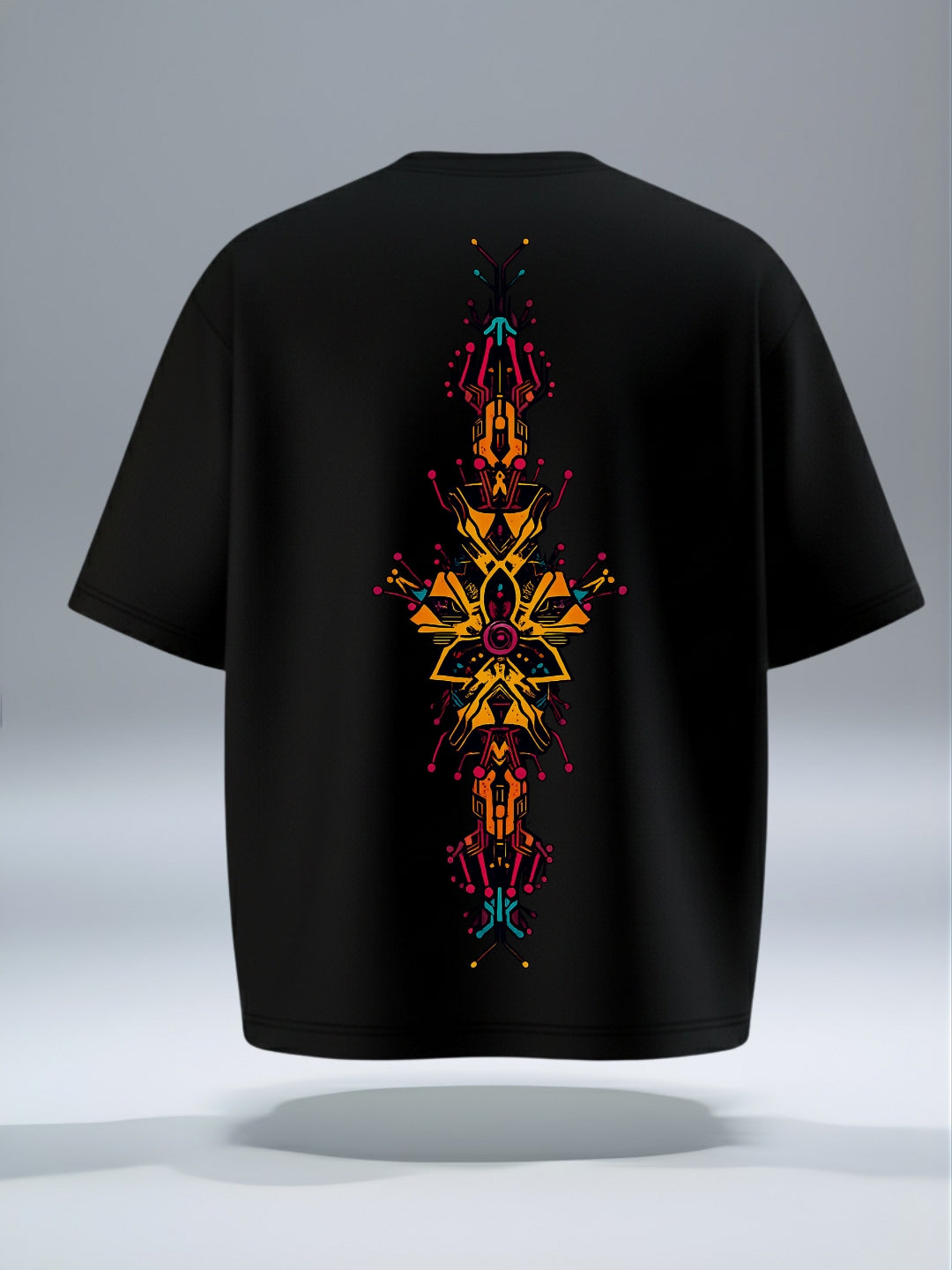 Geometric Glow Oversized T-Shirt