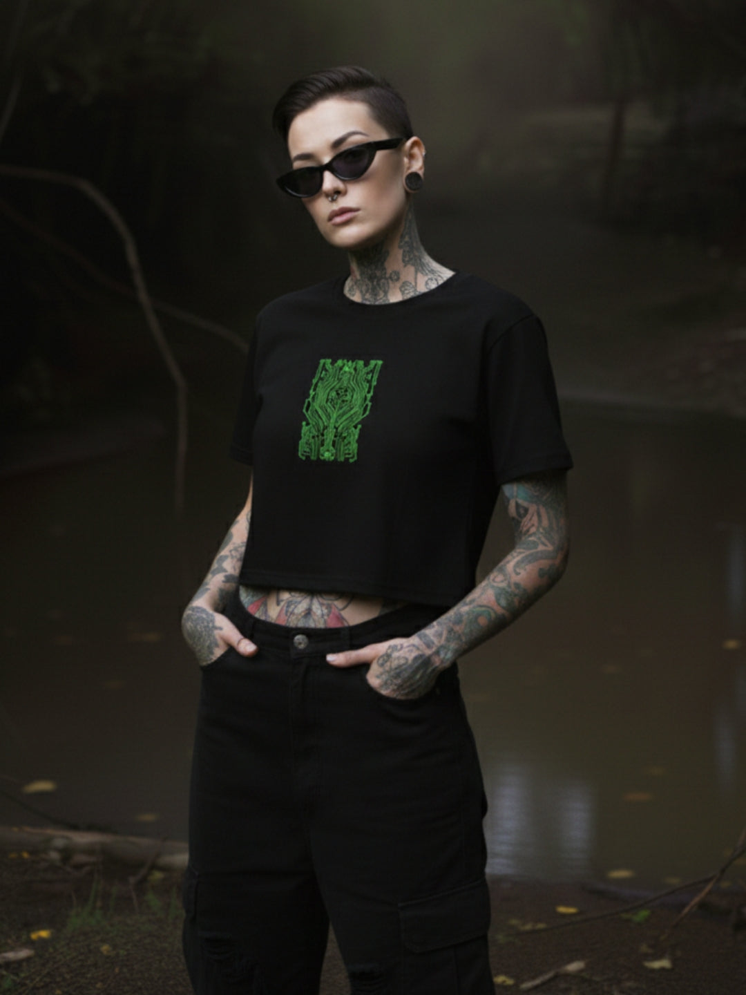 Trance Aura Crop Top