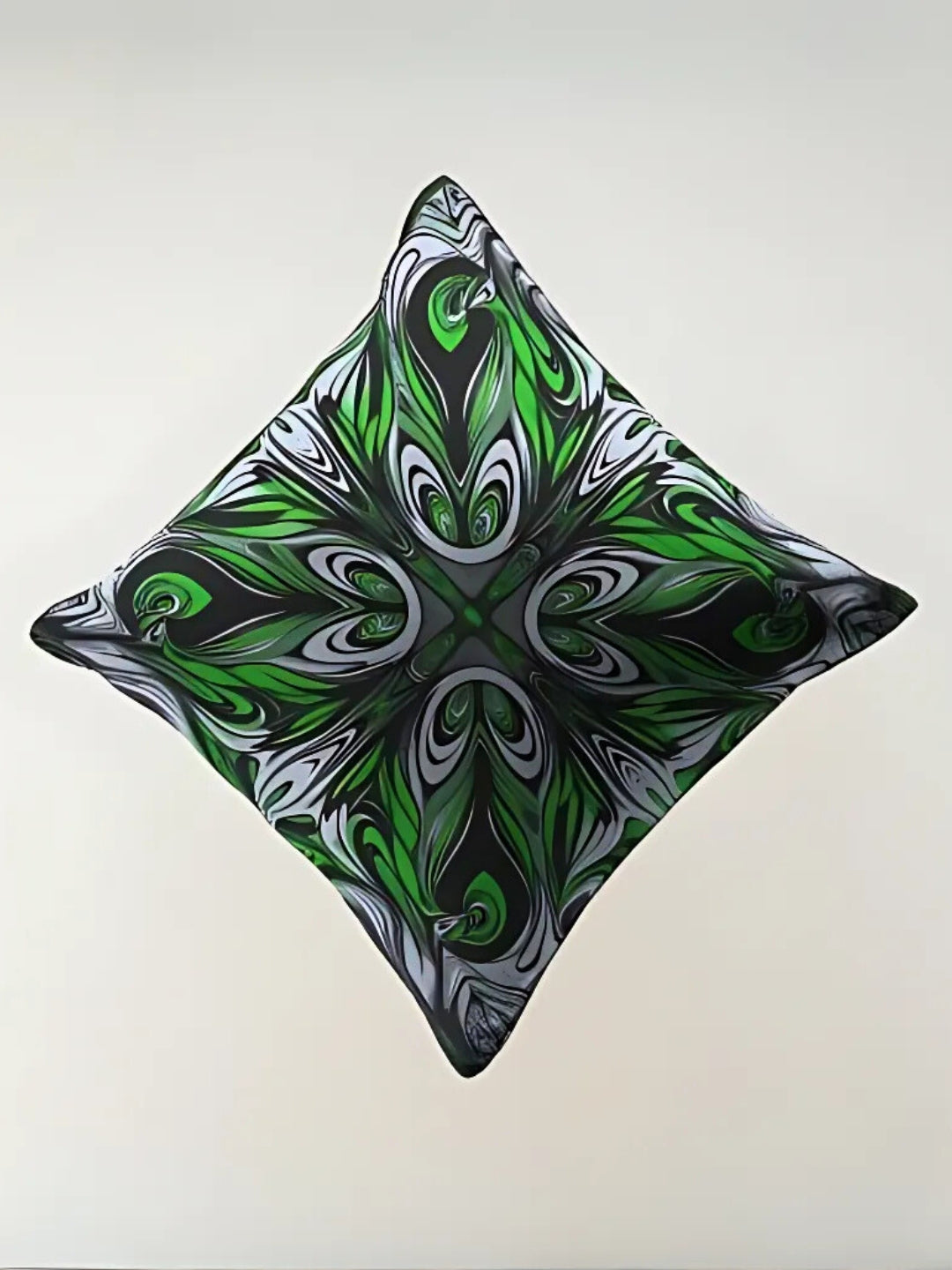 Green Twist Cushion Cover