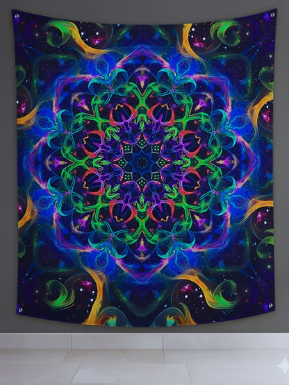 Infinite Bloom Mandala Tapestry