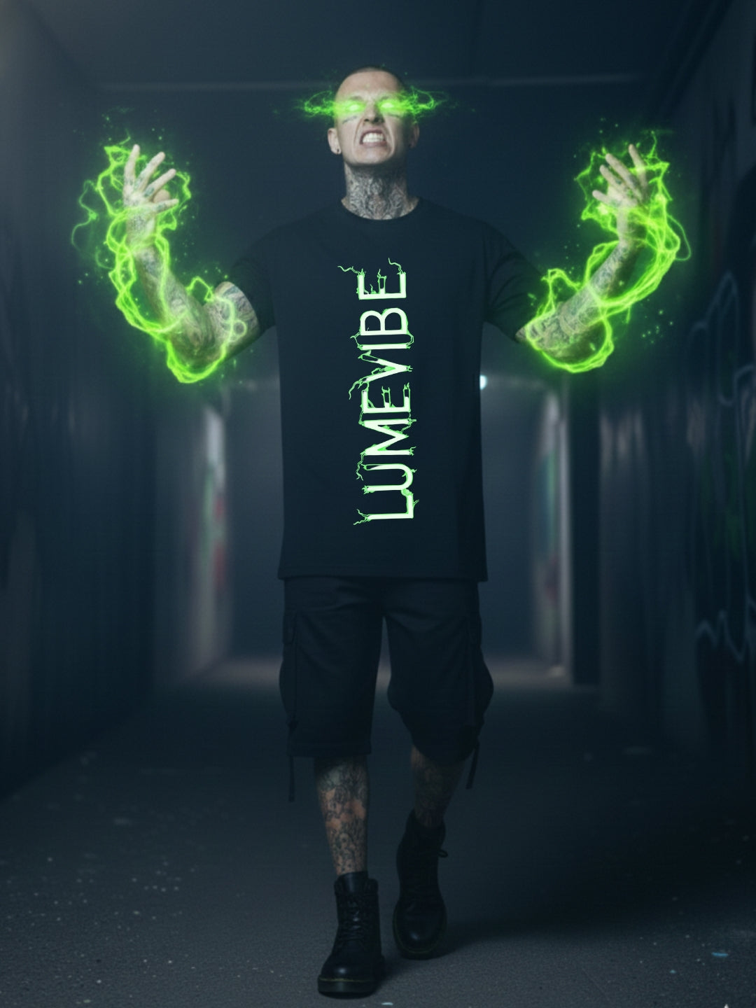 LumeVibe Charge Oversized Tee
