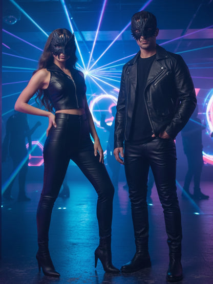 AERIS SHADOW – Black Sculpted 3D Mask