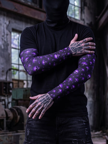 Midnight Orchid Arm Sleeves – Set of 2