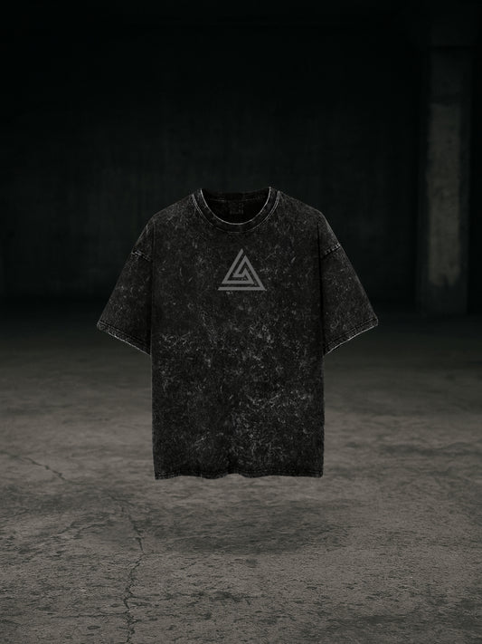 Monogram Acid Wash T-Shirt