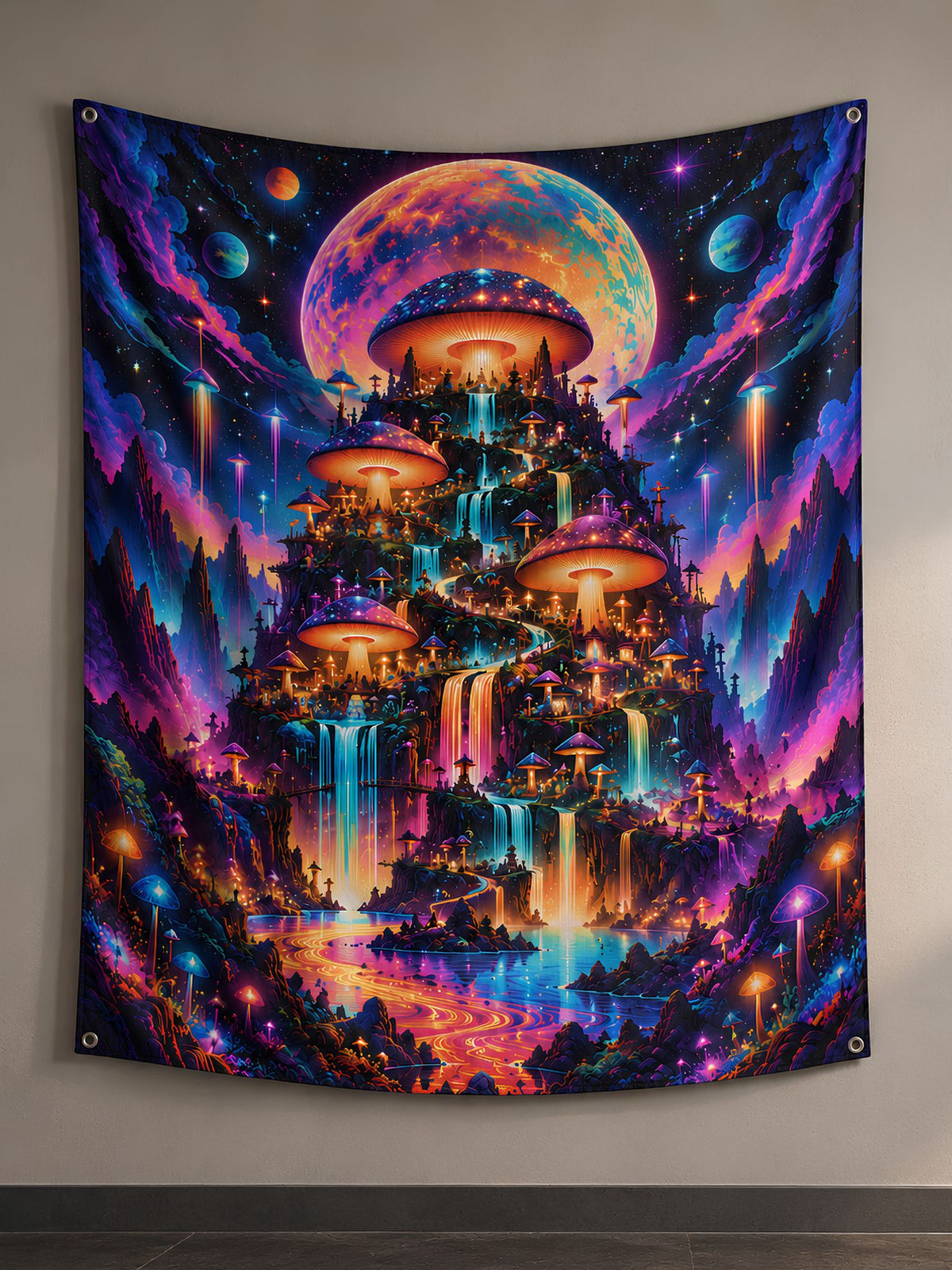 Mystic Moonlight Tapestry