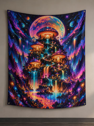 Mystic Moonlight Tapestry