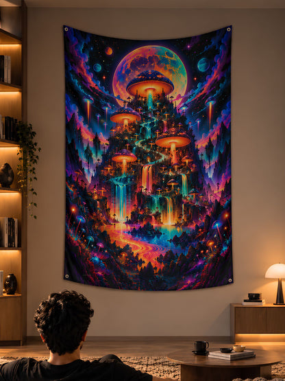 Mystic Moonlight Tapestry