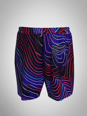 Neon Waves Unisex Shorts