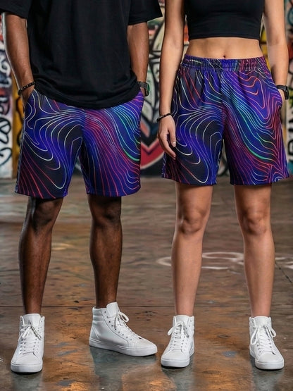 Neon Waves Shorts