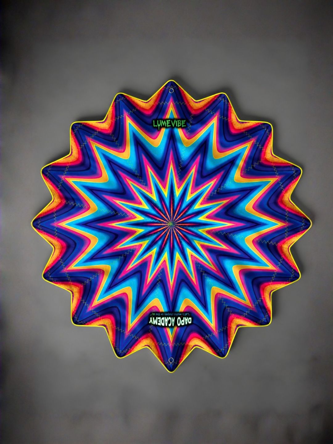 Neon Burst — Dual-Sided UV Reactive 16-Corner Dapo