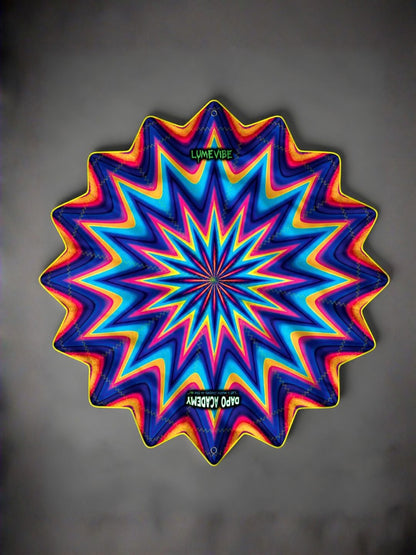 Neon Burst — Dual-Sided UV Reactive 16-Corner Dapo