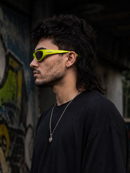 NeonGreen Wraparound Sunglasses