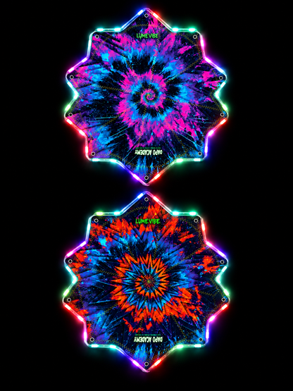 Cosmic Burst 8-Corner UV Reactive LED Dapo