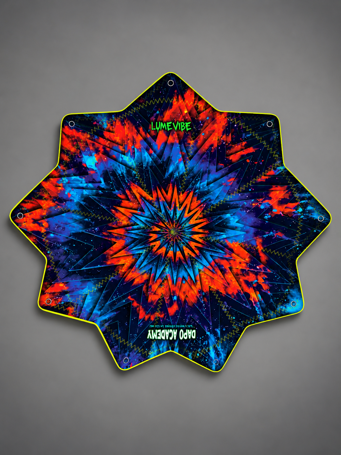 Cosmic Burst 8-Corner UV Reactive LED Dapo