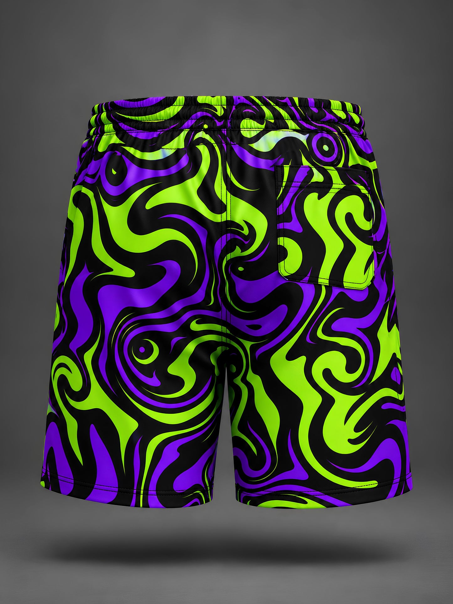 Neon Swirl 240 GSM Unisex Shorts