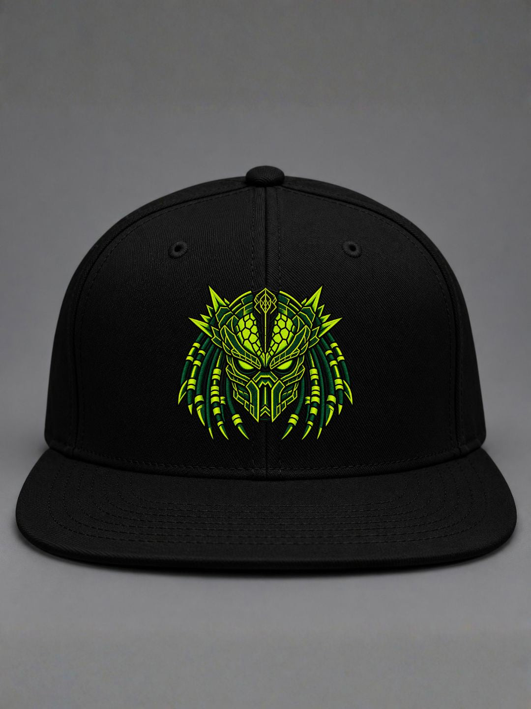 Neon Guardian Embroidered Snapback Cap