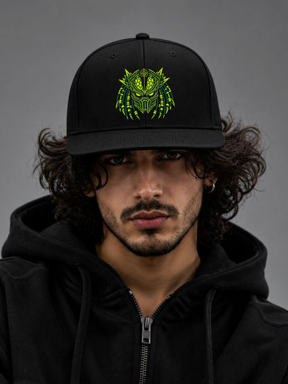 Neon Guardian Embroidered Snapback Cap