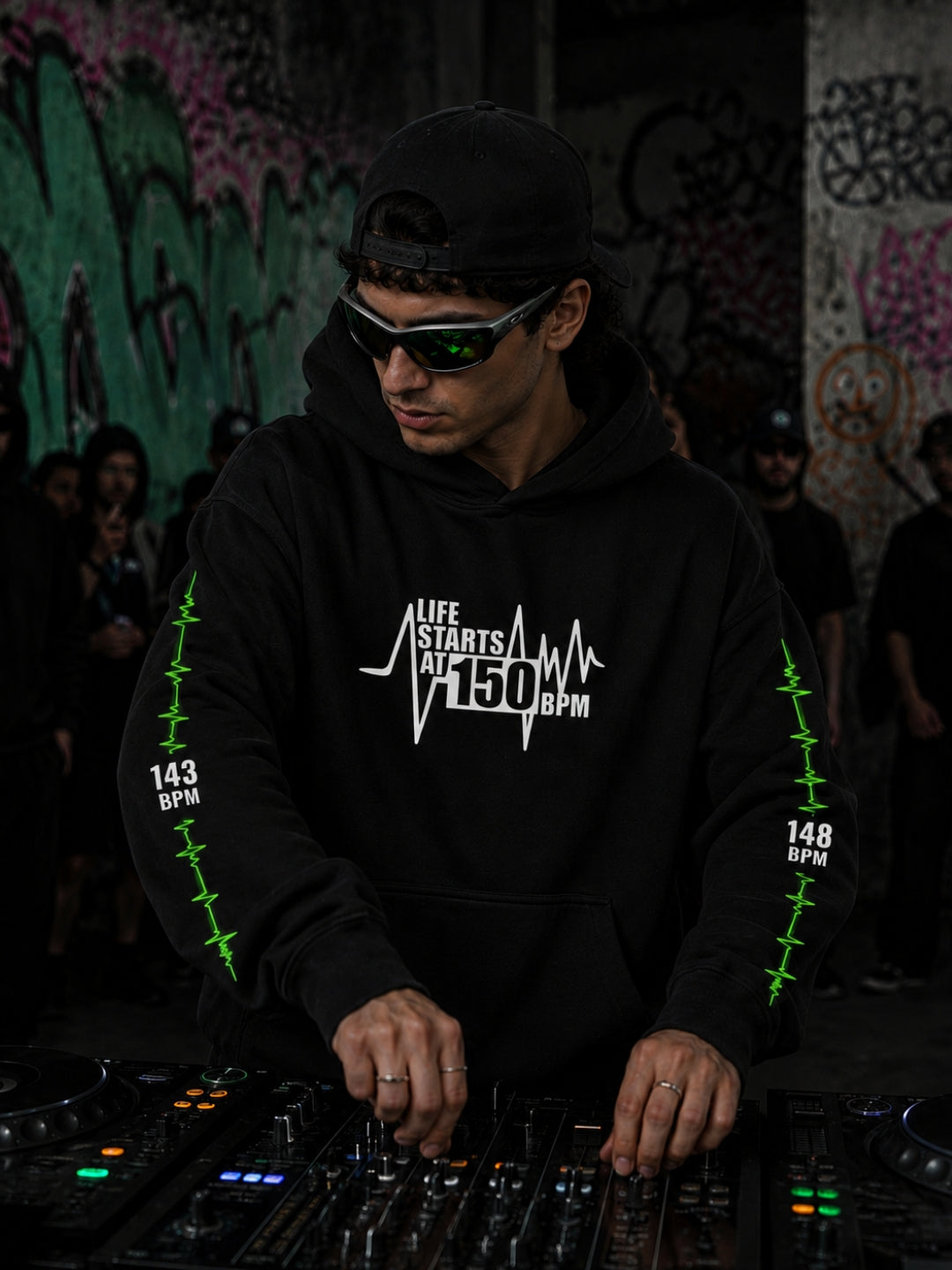 Night Frequency Heavyweight Hoodie