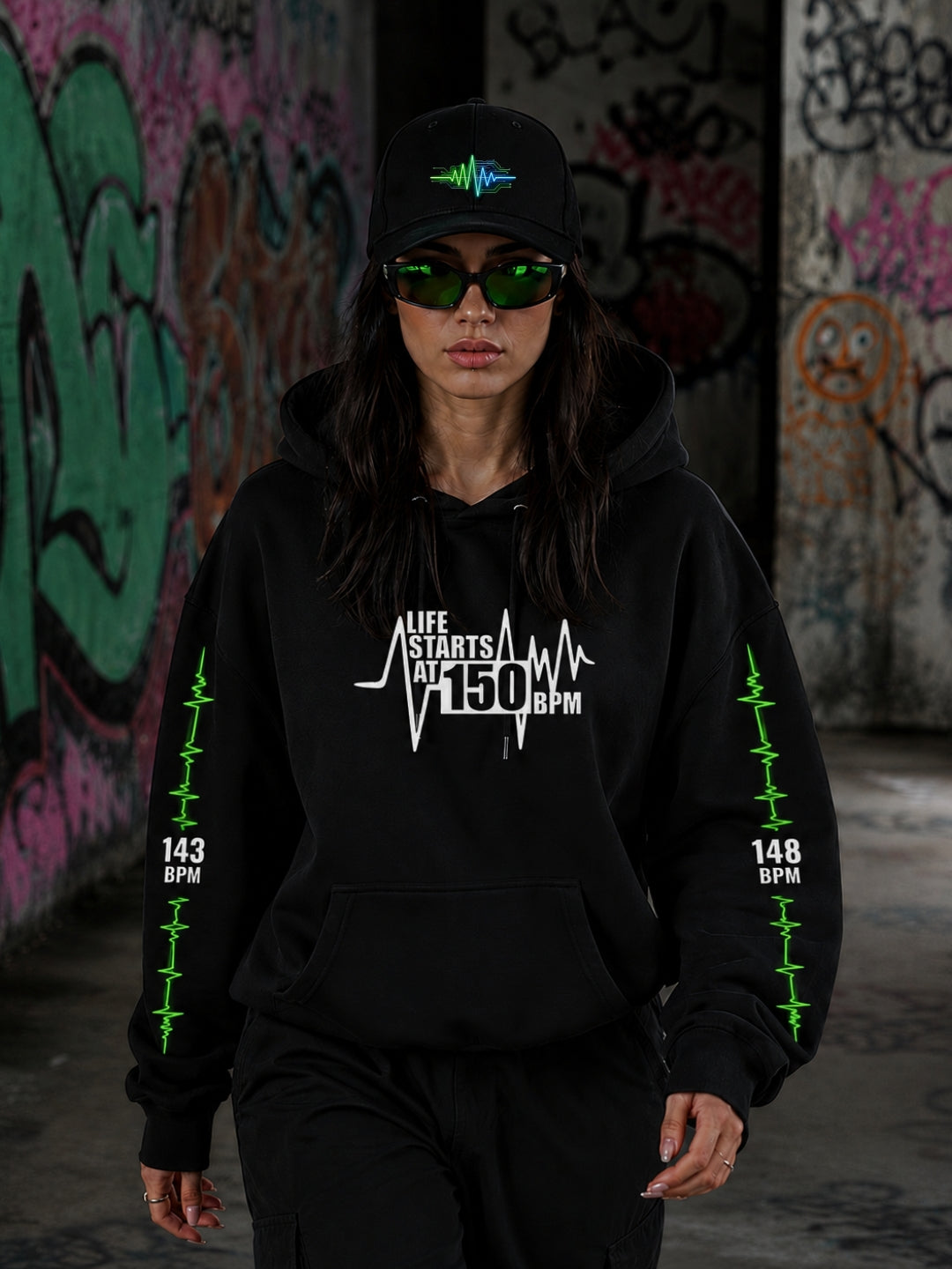 Night Frequency Heavyweight Hoodie