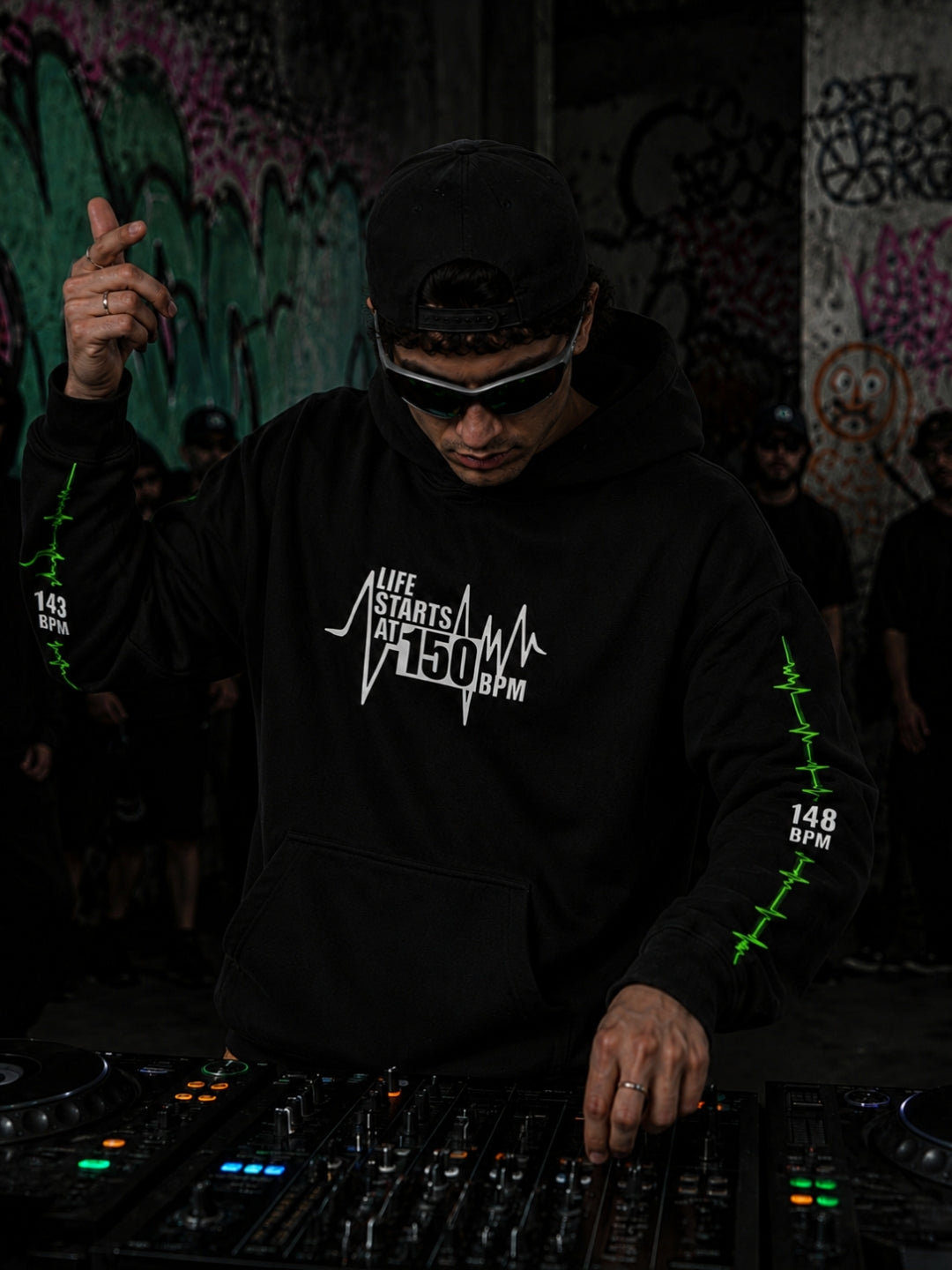 Night Frequency Heavyweight Hoodie