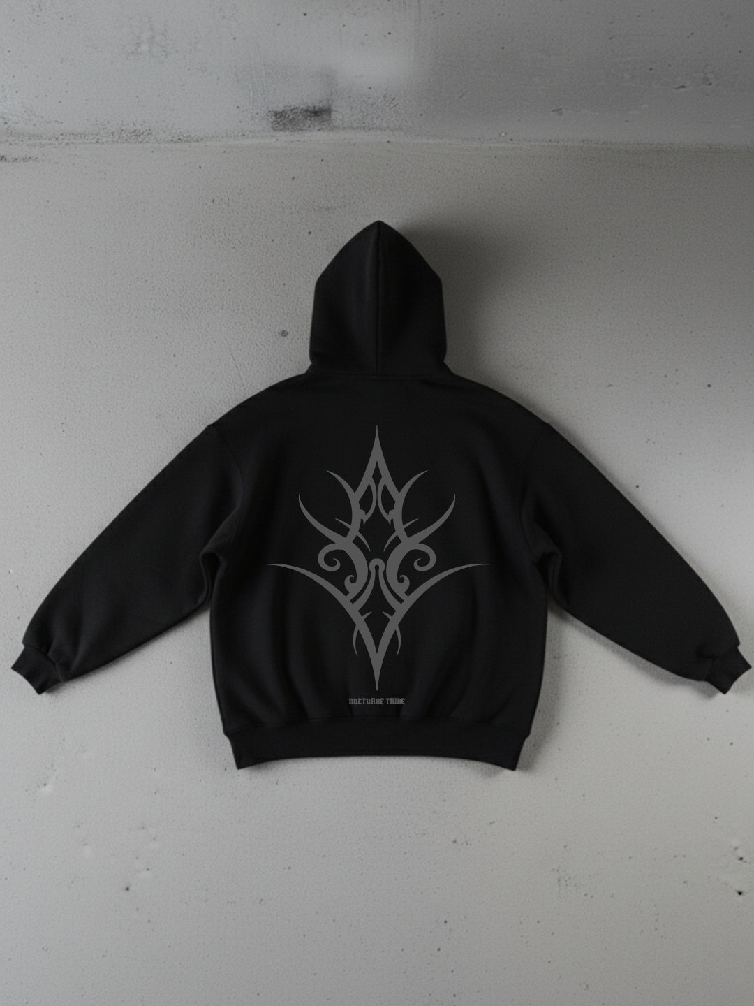 Nocturne Tribe Glow in Dark Hoodie – Heavyweight Drop Fit