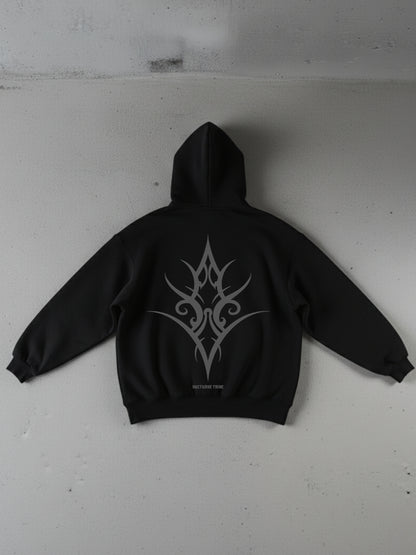 Nocturne Tribe Glow in Dark Hoodie – Heavyweight Drop Fit