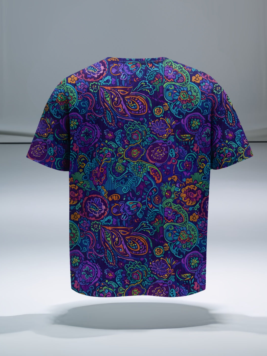 Paisley Print Oversized T-Shirt – Unisex