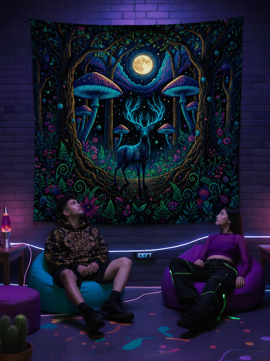 Parallel Dreams: Reimagined – Large Wall Art Tapestry