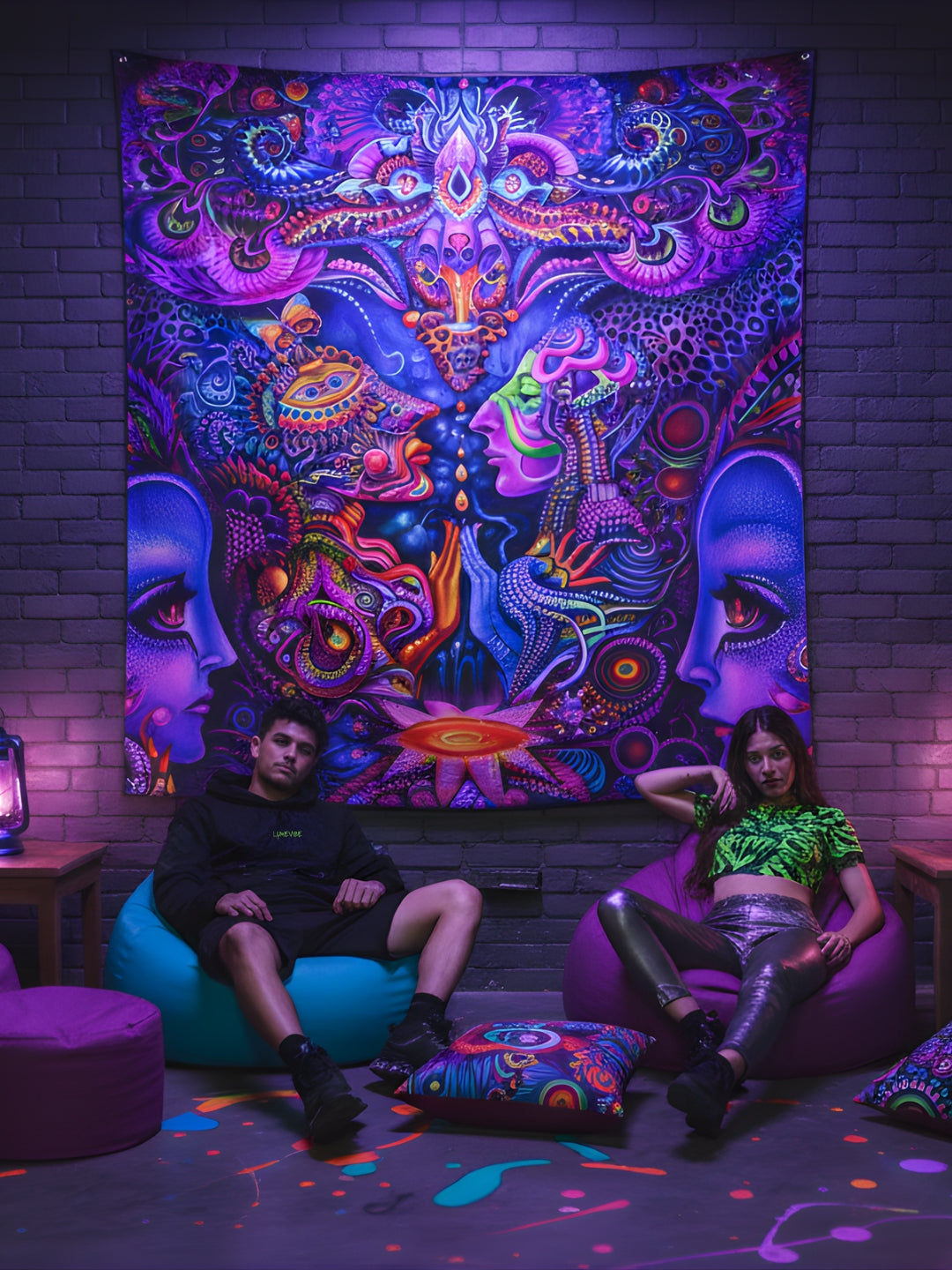 Parallel Dreams Wall Tapestry – Premium Large Art