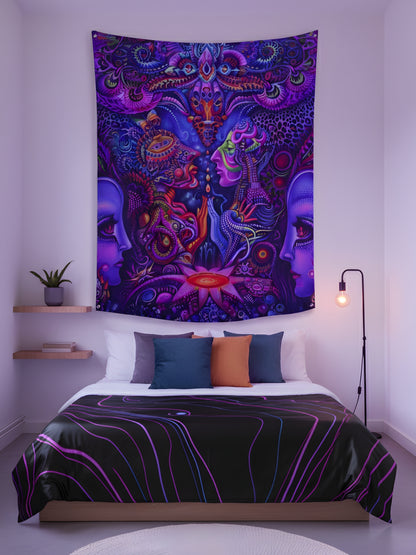 Parallel Dreams Wall Tapestry – Premium Large Art