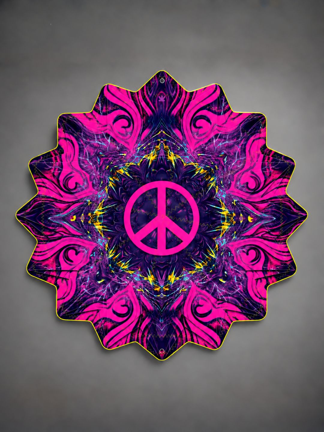 Peacewave | Dual-Sided UV Reactive 16-Corner Dapo