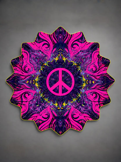 Peacewave | Dual-Sided UV Reactive 16-Corner Dapo