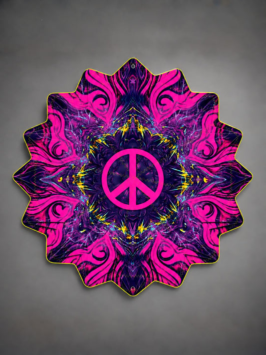 Peacewave | Dual-Sided UV Reactive 16-Corner Dapo