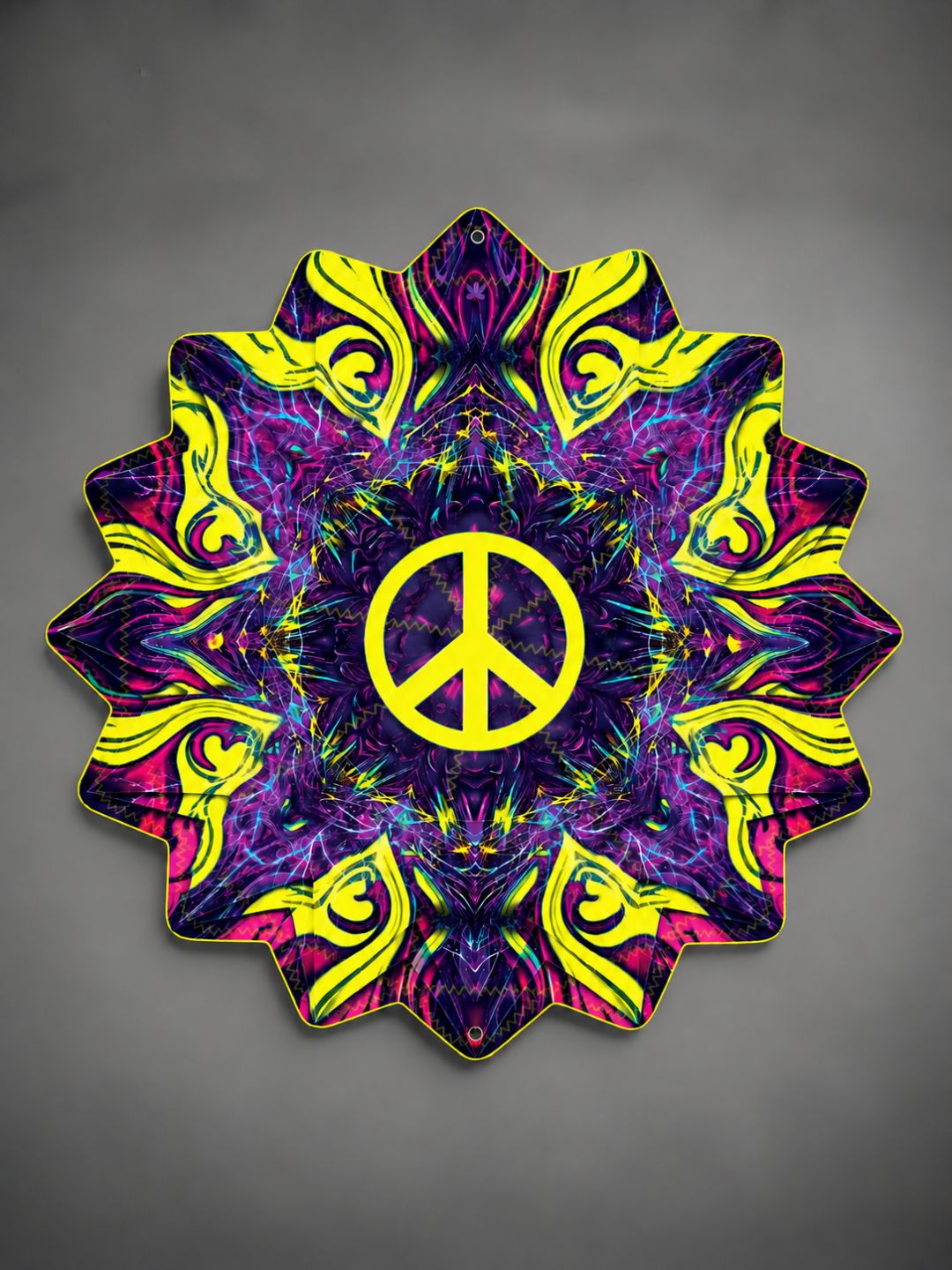Peacewave | Dual-Sided UV Reactive 16-Corner Dapo