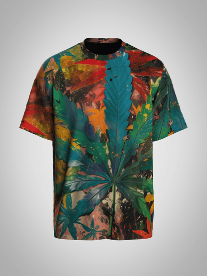 Tropical Vibes Oversized Tee