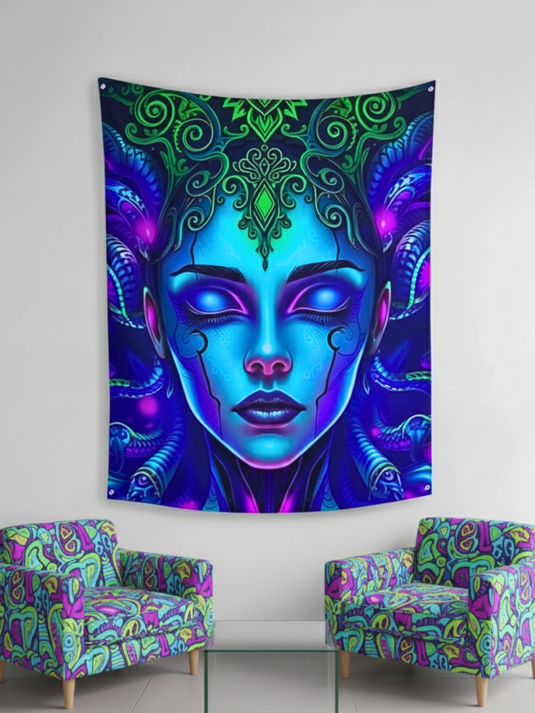 Radiant Queen Wall Tapestry - Premium Large Art