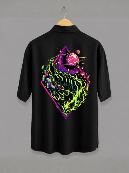 Cosmic Flame Oversized Shirt