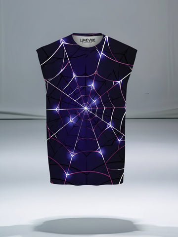 Midnight Web Sleeveless Vest