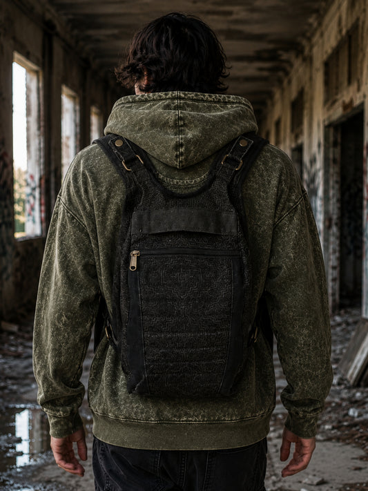 ShadowGrid Ninja Backpack – Unisex Festival Bag