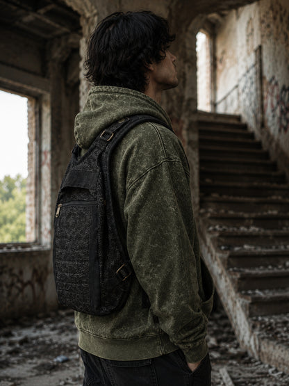 ShadowGrid Ninja Backpack – Unisex Festival Bag