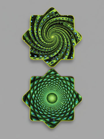Spiral Eye Dual-Sided Dapo | UV Reactive & LED Variants