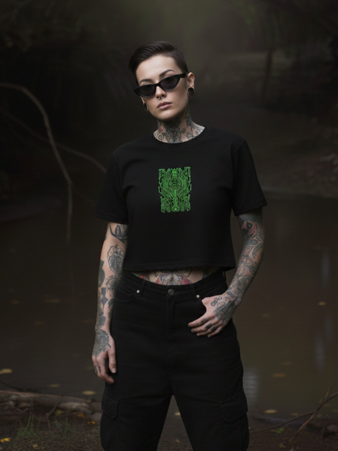 Trance Aura Crop Top