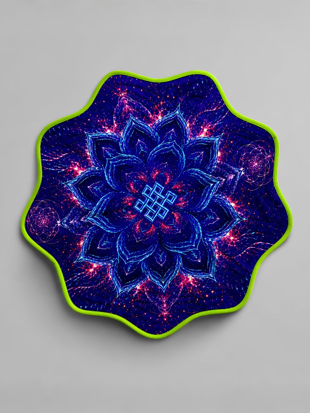 UV Glow Mandala Dapo – Neon Edge