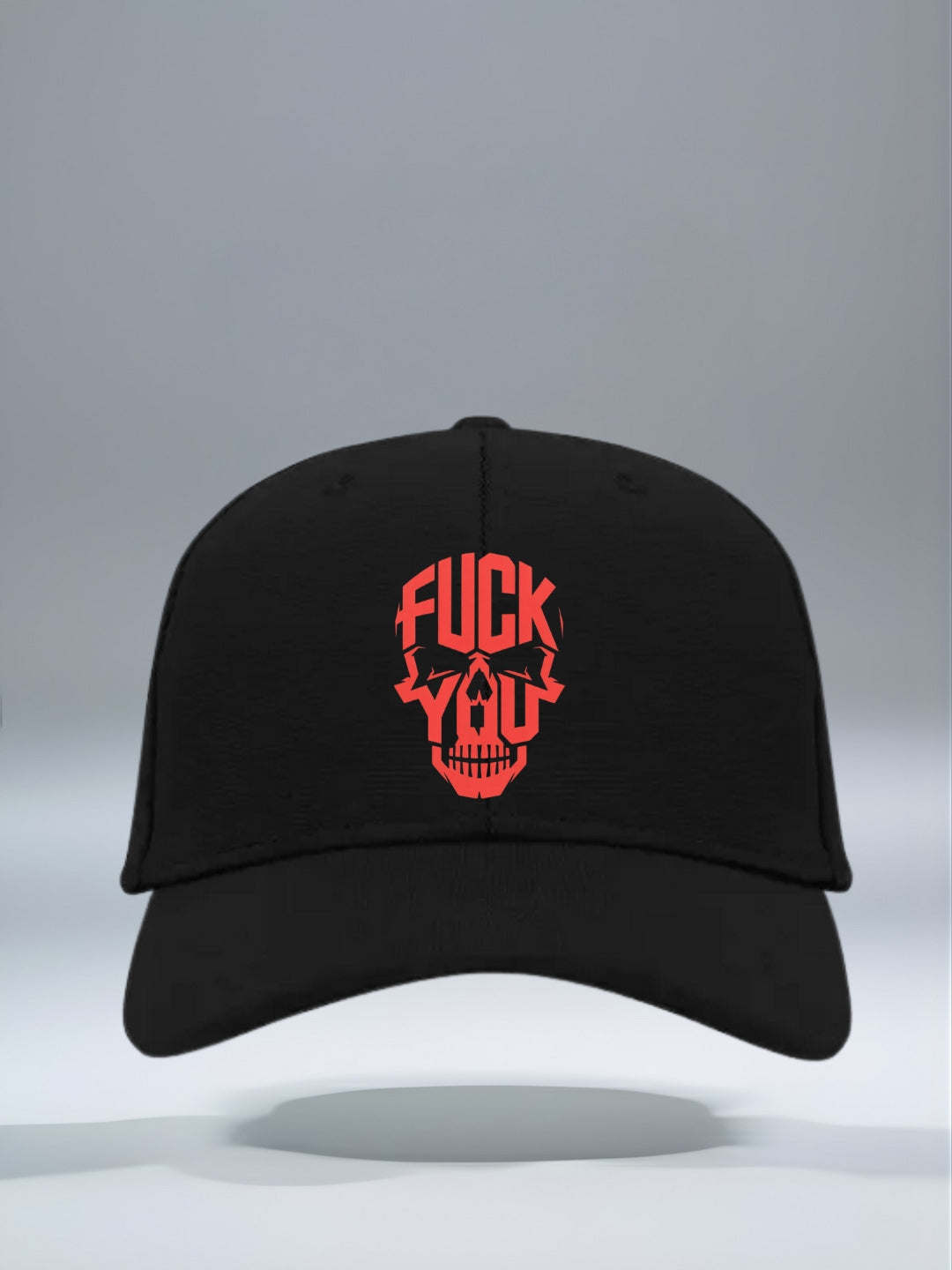 Urban Skull Ottoman Baseball Cap –  Premium Unisex Adjustable Streetwear Hat