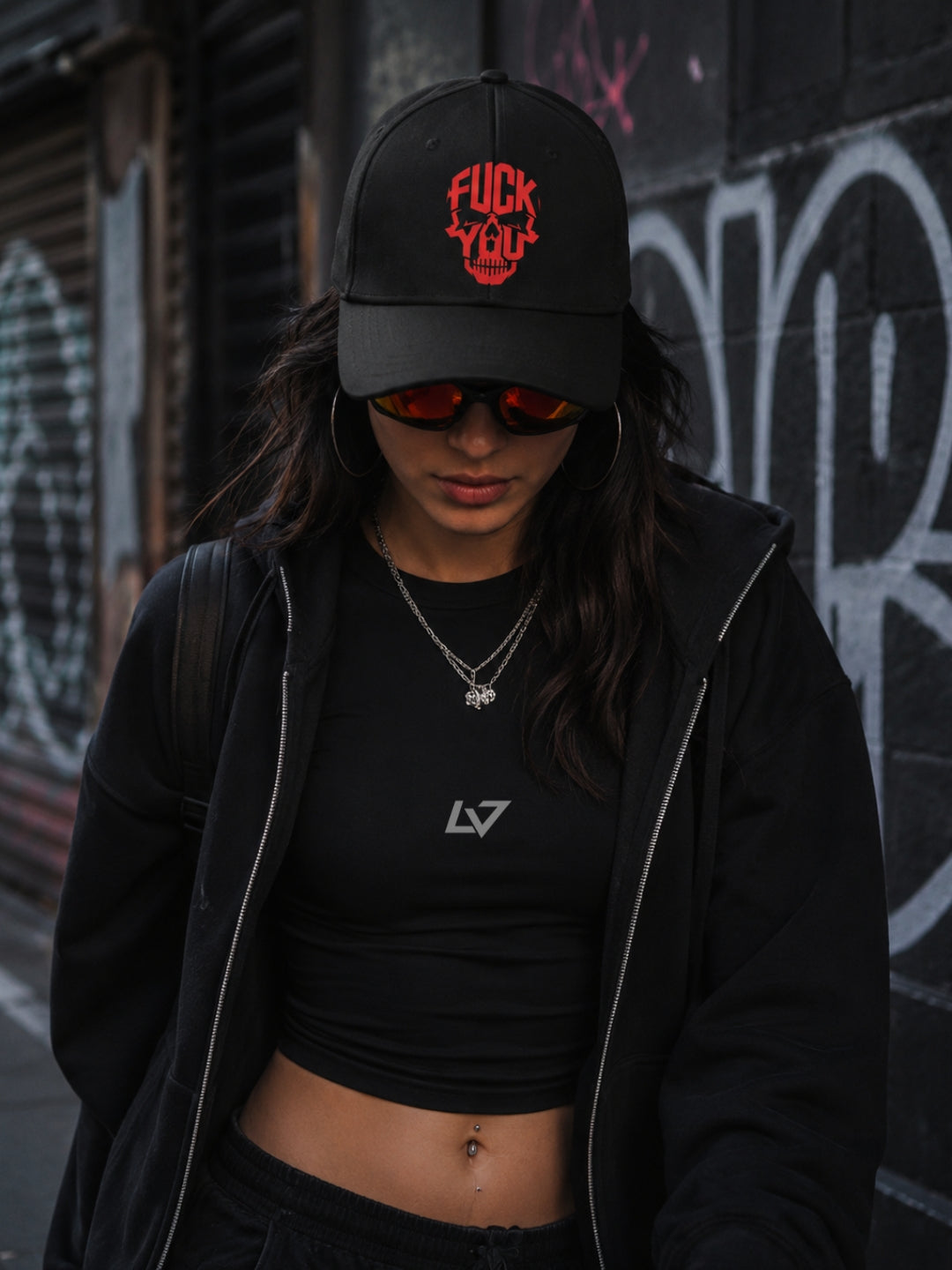 Urban Skull Ottoman Baseball Cap –  Premium Unisex Adjustable Streetwear Hat