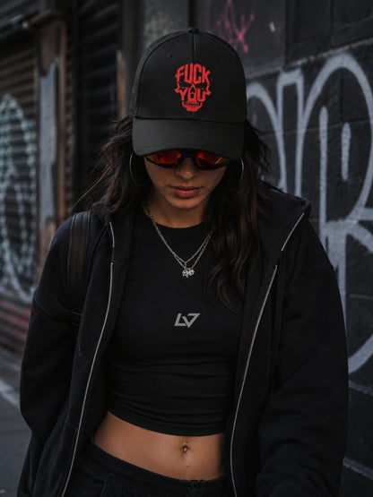 Urban Skull Ottoman Baseball Cap –  Premium Unisex Adjustable Streetwear Hat