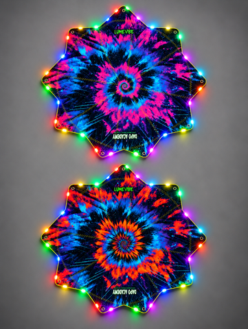 Cosmic Burst 8-Corner UV Reactive LED Dapo