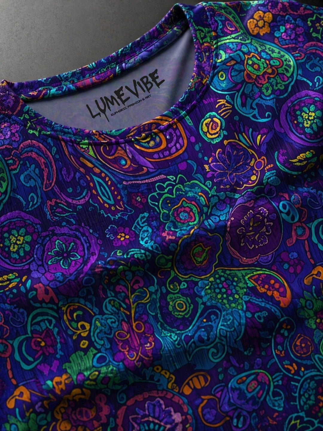 Paisley Print Oversized T-Shirt