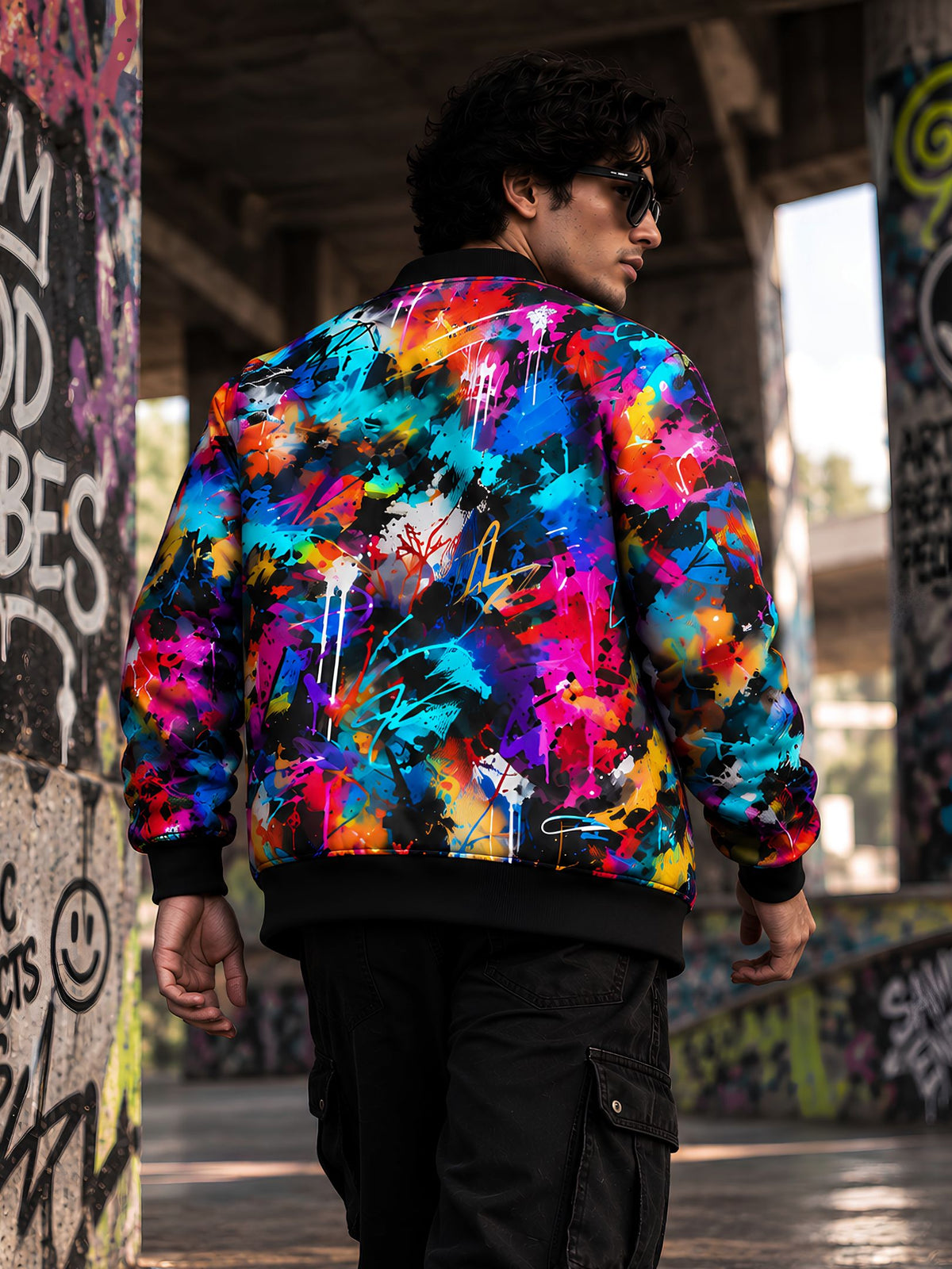 Vivid Flux Bomber Jacket